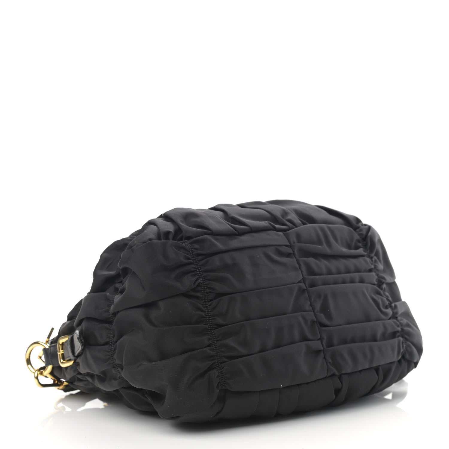 Prada Tessuto Nylon Gaufre Tote Black 4 of 14
