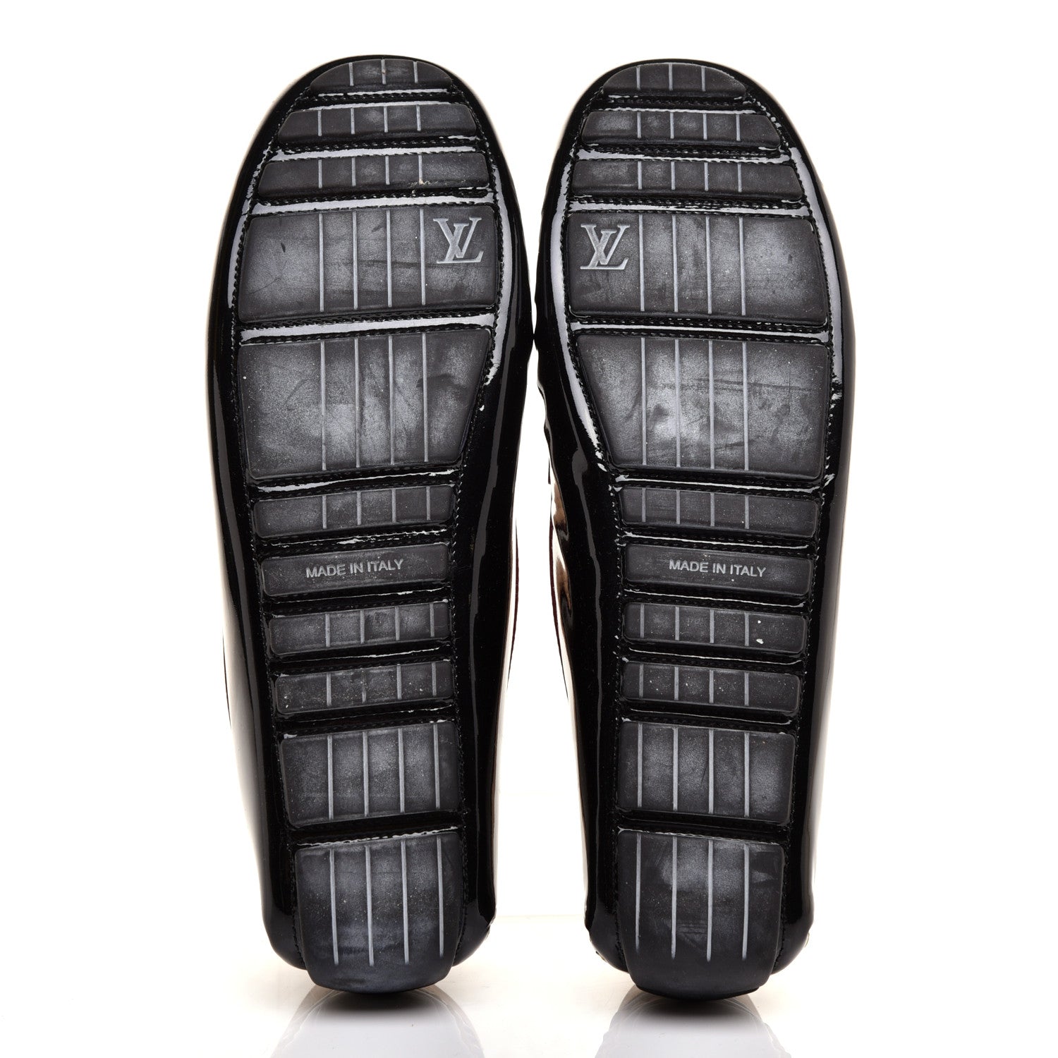 Louis Vuitton Patent Vachetta Zen Driving Loafers 39 Black 5 of 9