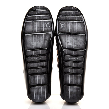 Louis Vuitton Patent Vachetta Zen Driving Loafers 39 Black 5 of 9