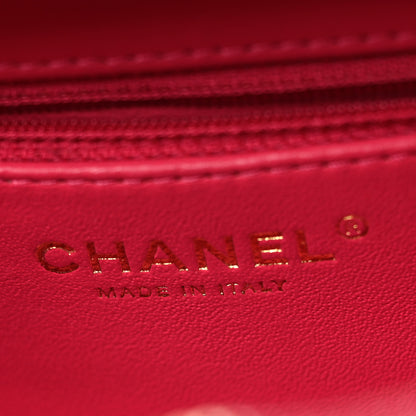 Chanel Lambskin Quilted Small Trendy CC Bowling Bag Pink 7 of 14