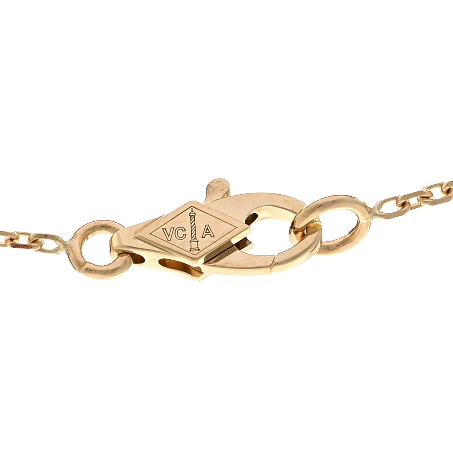 18K Yellow Gold Ruby Mini Frivole Pendant Necklace