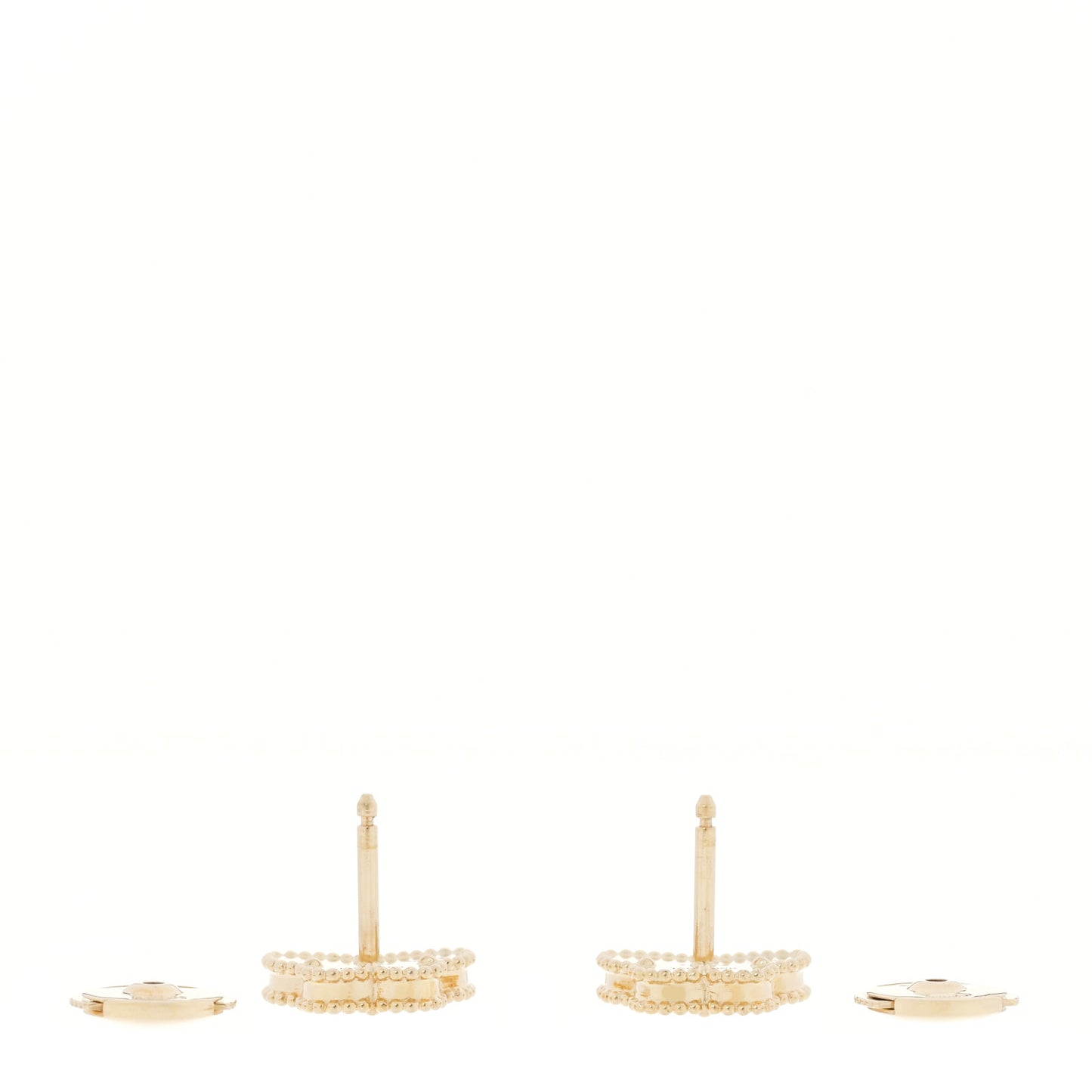 18K Yellow Gold Mother of Pearl Sweet Alhambra Butterfly Earrings