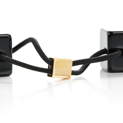 Louis Vuitton Swarovski Crystal Resin Inclusion Hair Cubes Black 4 of 4