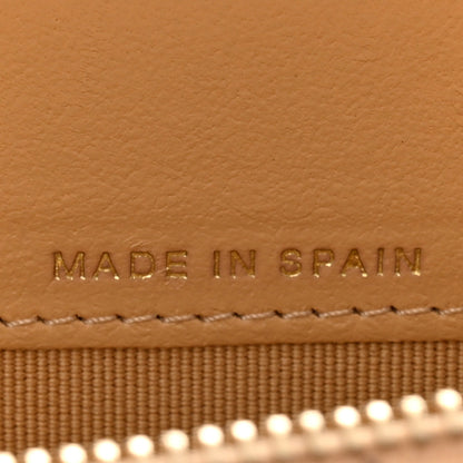 Chanel Lambskin Quilted Phone Holder Wallet on Removable Chain Beige 8 of 14