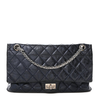Chanel Metallic Aged Calfskin Quilted 2.55 Reissue 226 Flap Blue 1 of 10