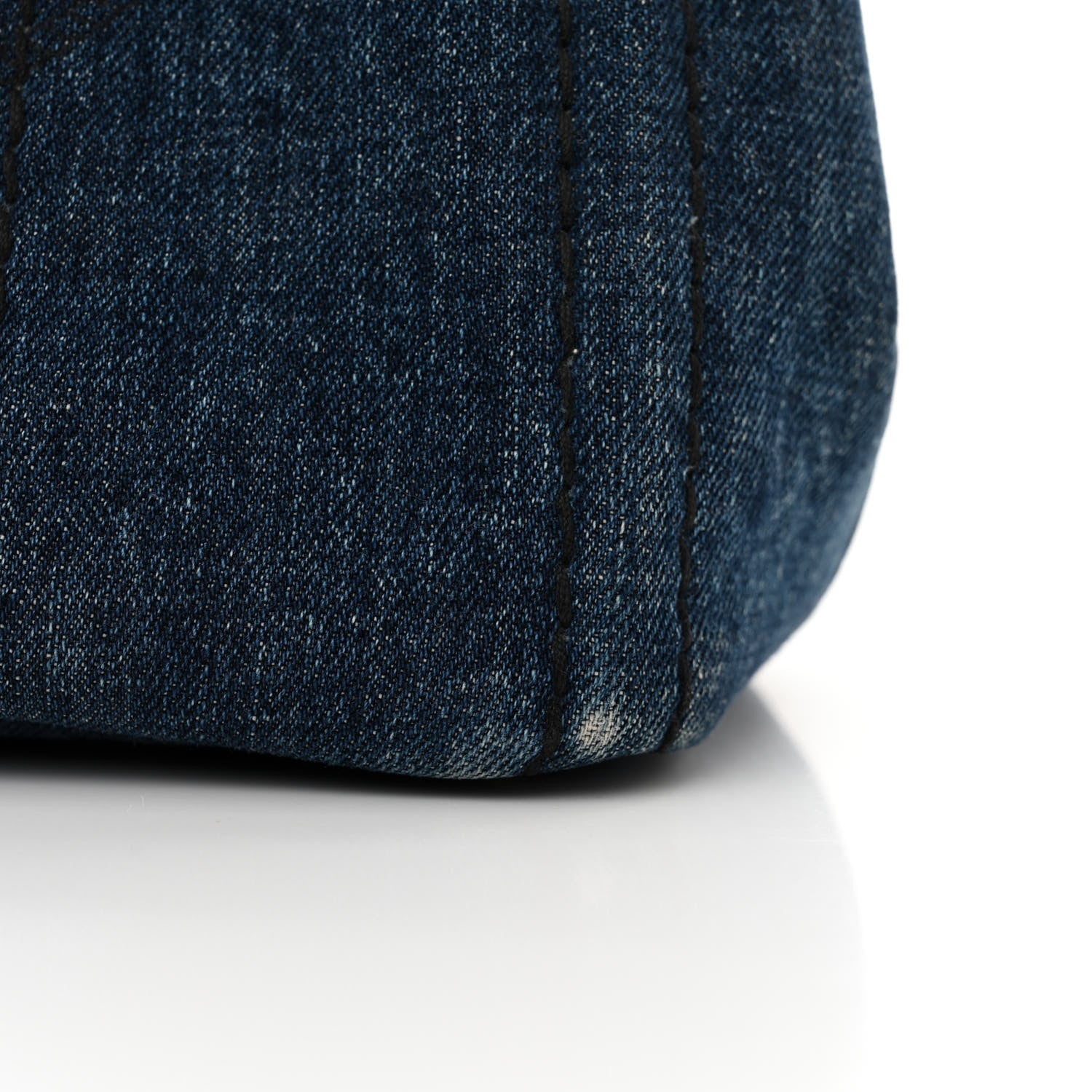 Prada Denim Canapa Small Logo Tote Avio 14 of 18