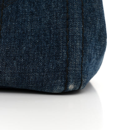 Prada Denim Canapa Small Logo Tote Avio 14 of 18