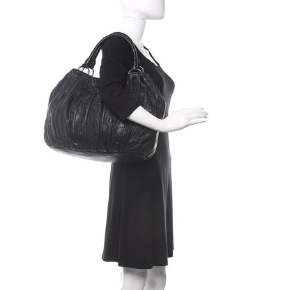 Miu Miu Nappa Matelasse Tote Black 2 of 9