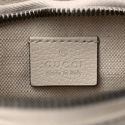 Gucci Grained Calfskin Small Logo Belt Bag White 6 of 10