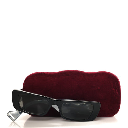Gucci Acetate Rectangular Sunglasses GG0516S Black 7 of 7