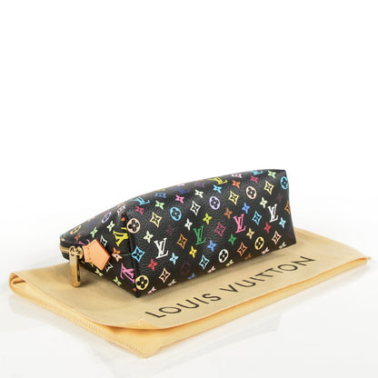 Louis Vuitton Monogram Multicolor Cosmetic Pouch Black Grenade 4 of 8
