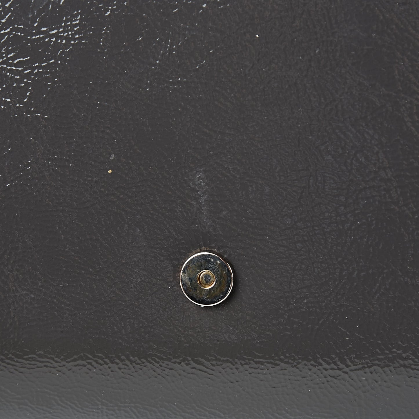 Textured Patent Monogram Large Belle de Jour Clutch Grey