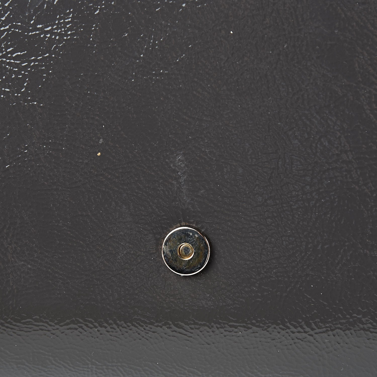 Saint Laurent Textured Patent Monogram Large Belle de Jour Clutch Grey 8 of 9