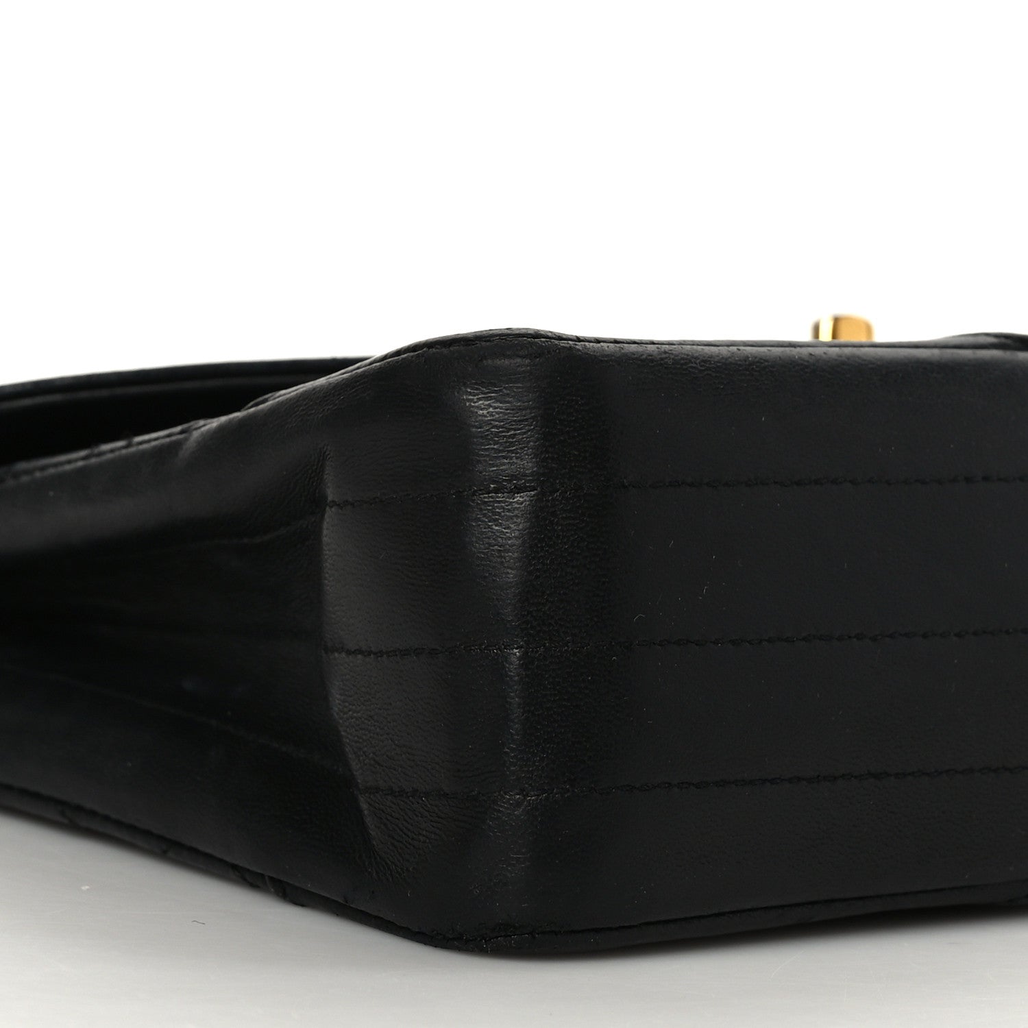 Chanel Lambskin Quilted Single Flap Medium Black 8 of 9