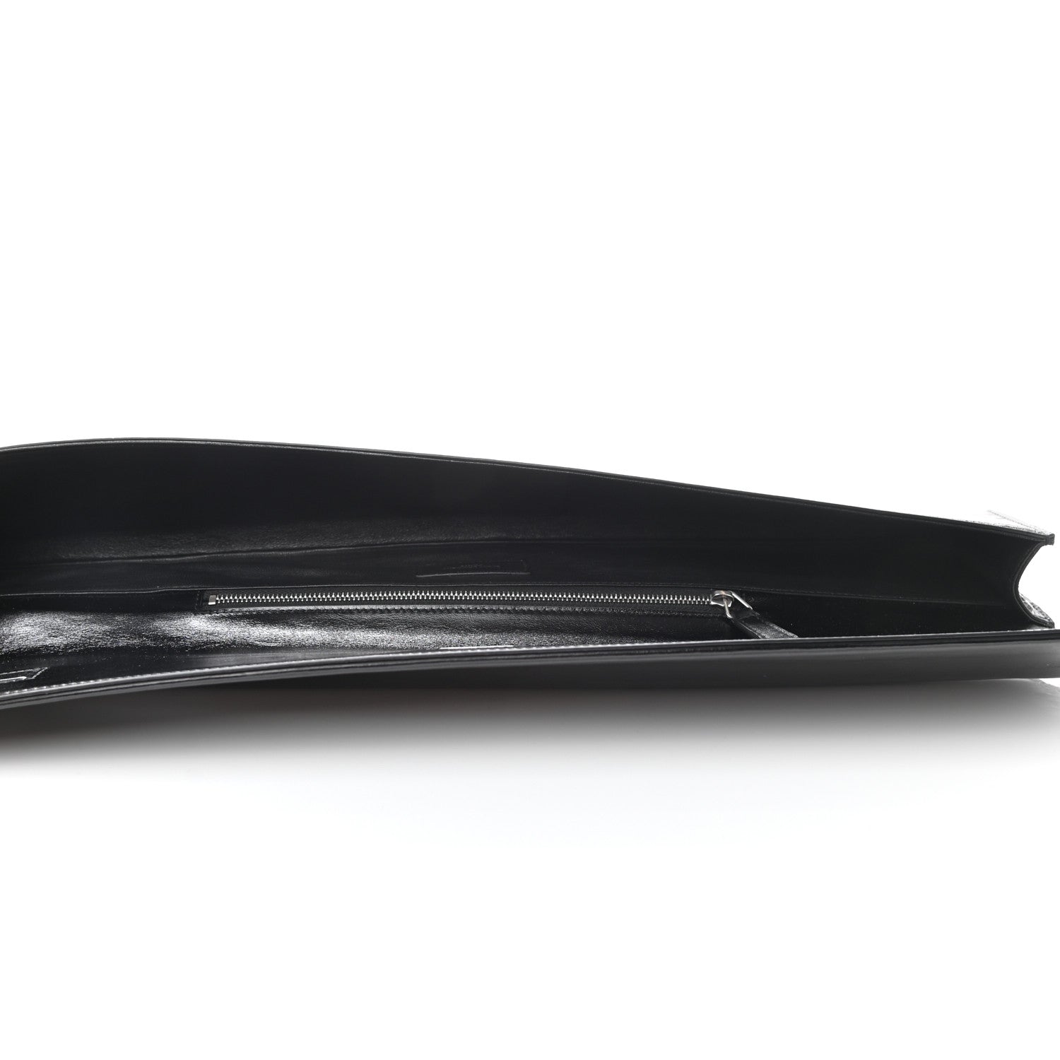 Saint Laurent Calfskin Fetiche Long Clutch Black 5 of 7
