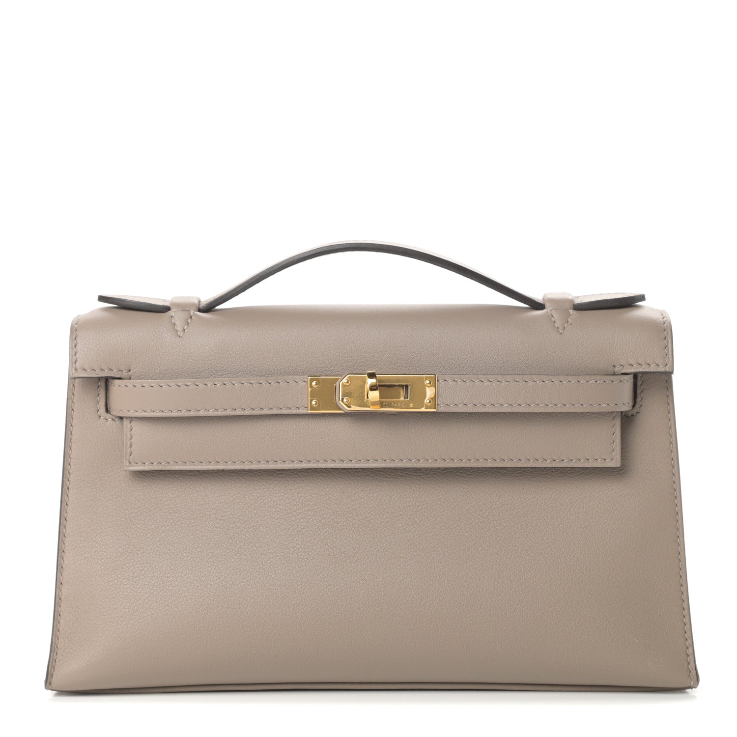 Hermes Swift Kelly Pochette Clutch Gris Asphalte 1 of 8