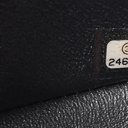 Chanel Iridescent Caviar Chevron Quilted Mini Rectangular Flap Black 7 of 11