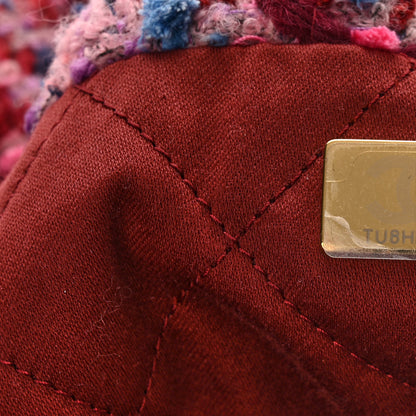 Chanel Tweed Quilted Chanel 22 Pink Burgundy 8 of 11