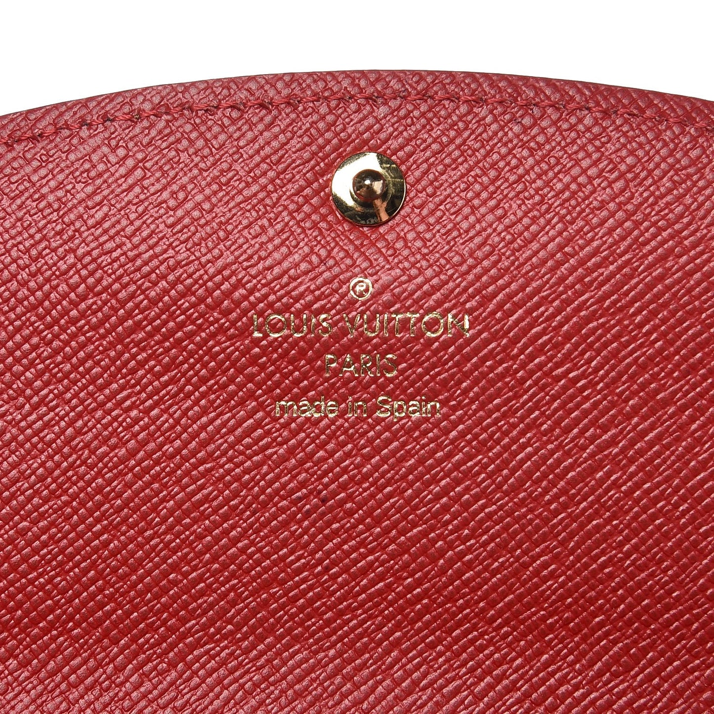 Damier Ebene Caissa Wallet Cherry