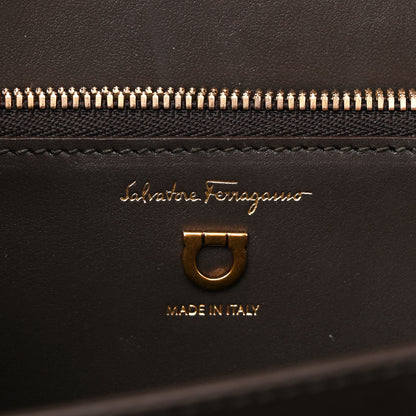 Salvatore Ferragamo Calfskin Joanne Crossbody Flannel 6 of 16