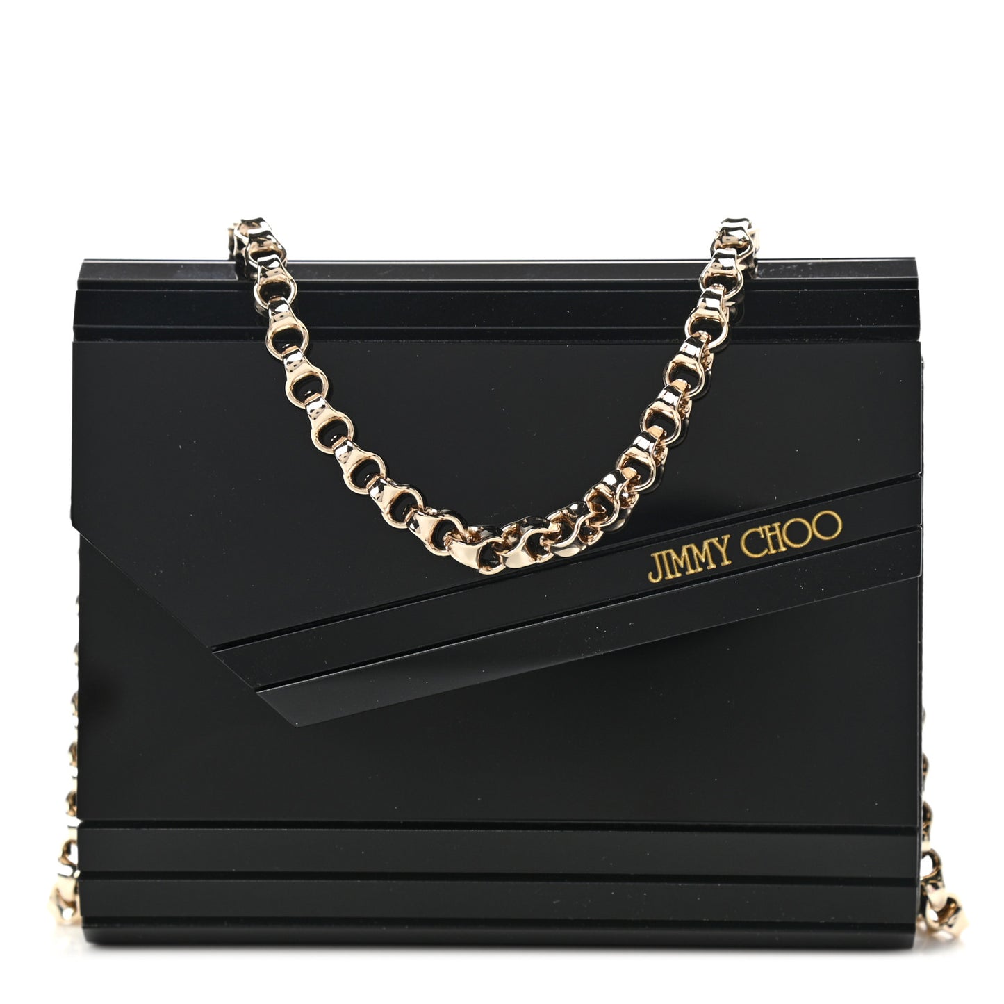 Acrylic Micro Candy Clutch Black