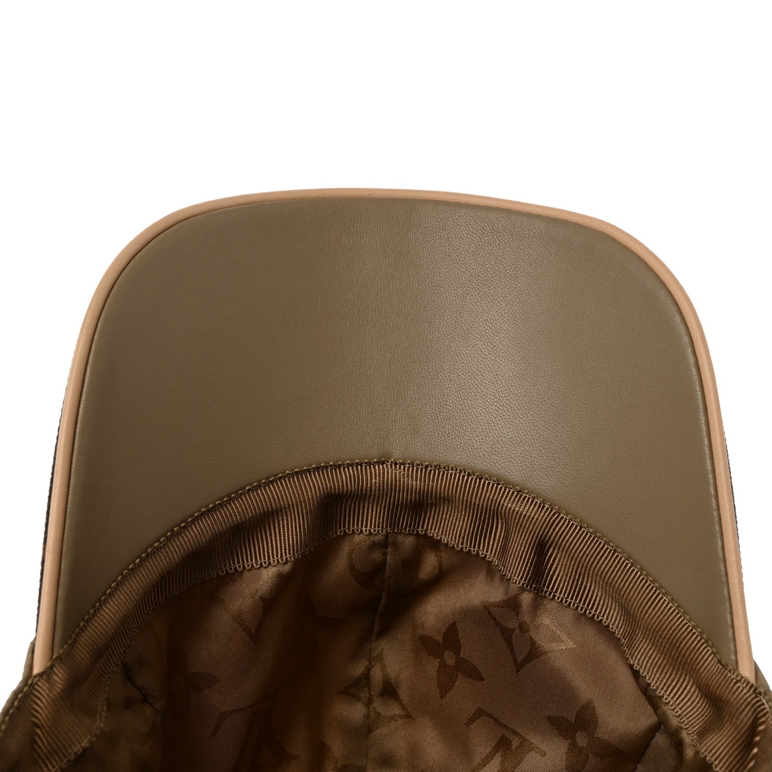 Louis Vuitton Monogram Polyester Silk LV Get Ready Cap M Beige 10 of 10
