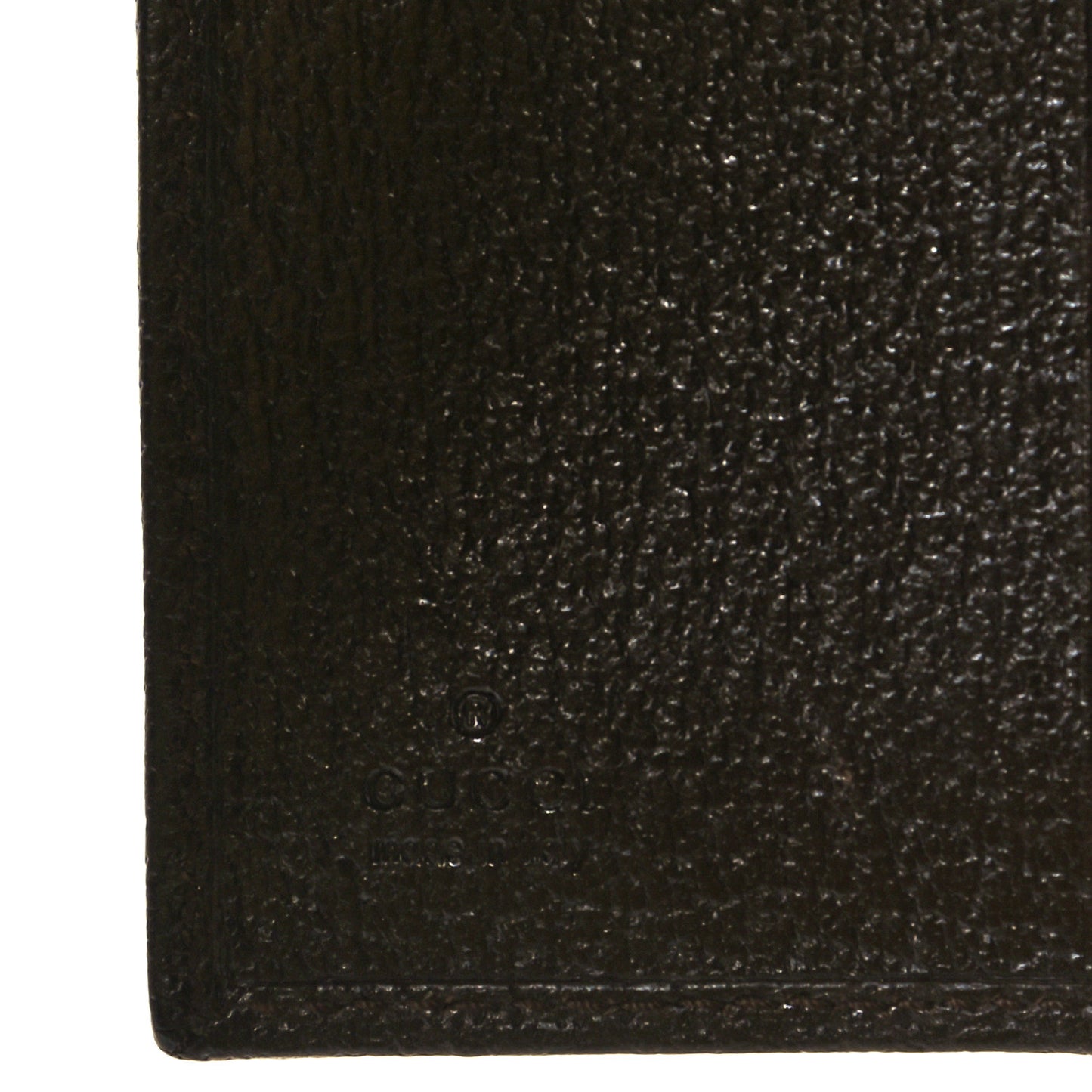 Monogram Card Case Flap Dark Brown