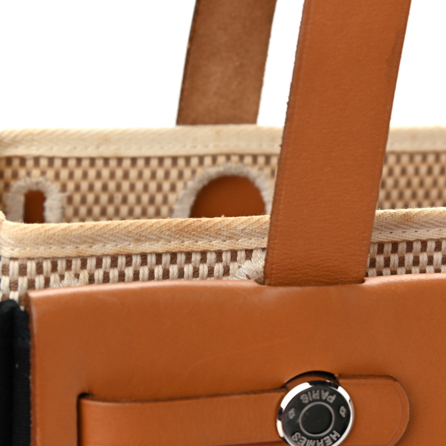 Toile Vache Hunter Herbag Cabas PM Black Natural