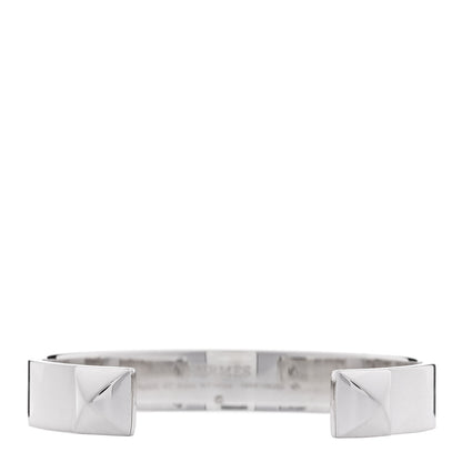 Hermes Sterling Silver Collier de Chien Cuff Bracelet ST 1 of 3