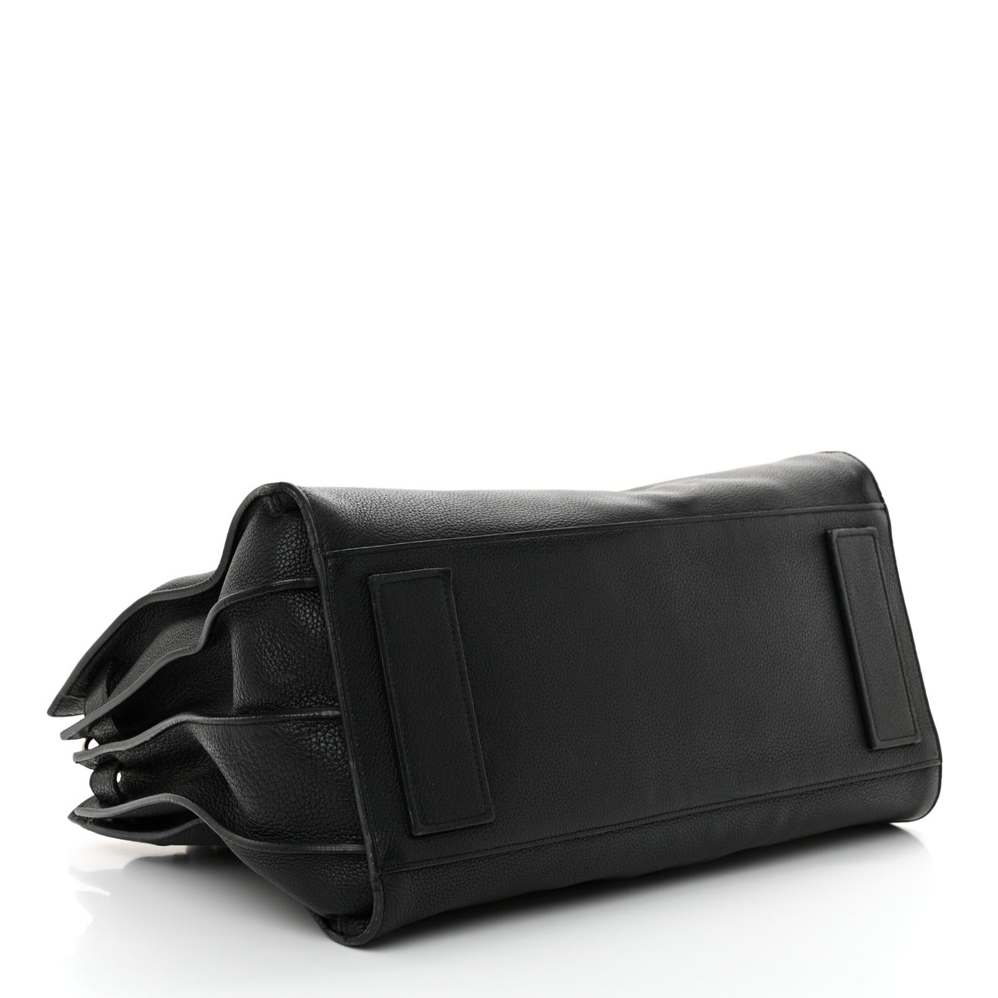 Grained Calfskin Medium Souple Sac De Jour Black