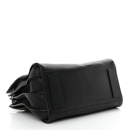 Saint Laurent Grained Calfskin Medium Souple Sac De Jour Black 4 of 20