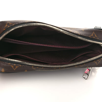 Louis Vuitton Monogram Macassar Kasai Clutch Black 5 of 6