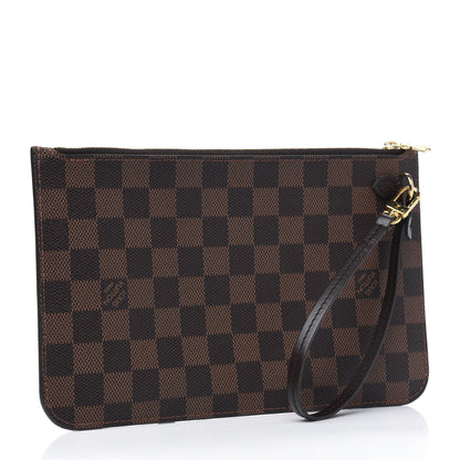 Louis Vuitton Damier Ebene Neverfull MM GM Pochette 2 of 4