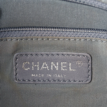 Chanel Nylon Quilted Tweed Stitch Bubble Camera Case Purple 5 of 15