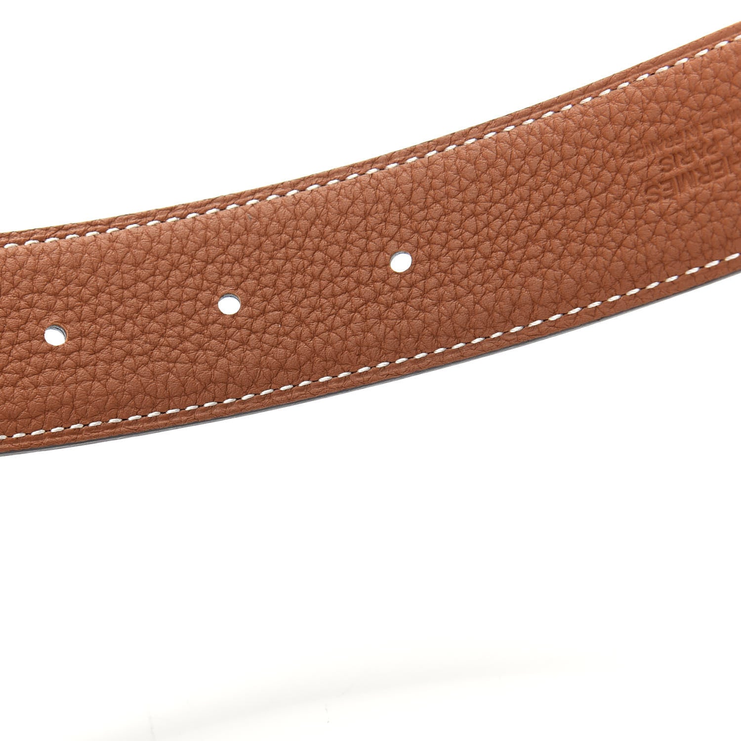 Hermes 135 Togo 32mm H Belt 80 Black Gold 3 of 6