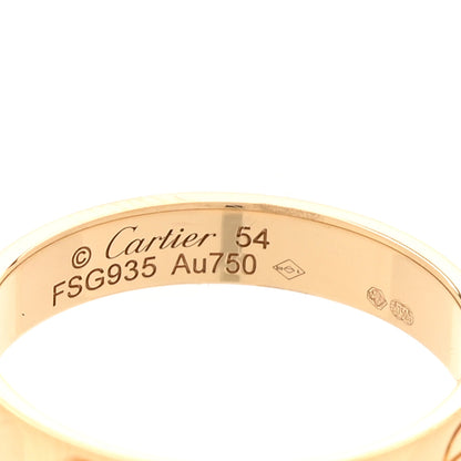 Cartier 18K Yellow Gold 3.5mm LOVE Wedding Band Ring 54 7 4 of 4