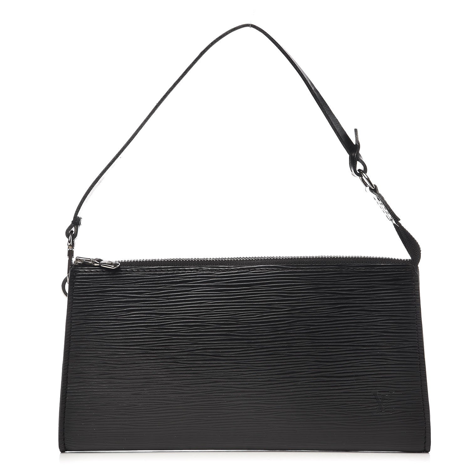 Louis Vuitton Epi Pochette Accessories 24 Black 1 of 13
