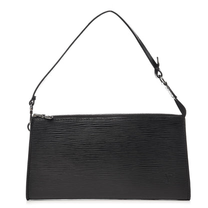Louis Vuitton Epi Pochette Accessories 24 Black 1 of 13