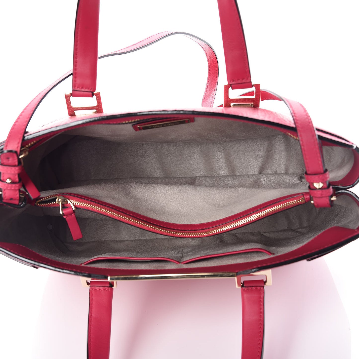Grained Calfskin Large Alfie Tote Pink