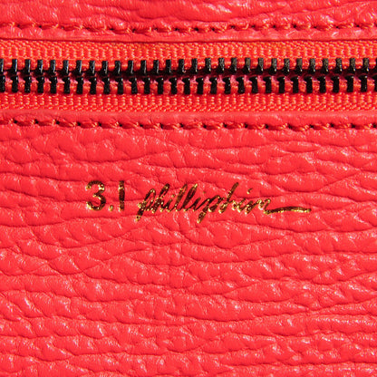 3.1 Phillip Lim 3.1 Textured Calfskin Medium Pashli Satchel Coral 9 of 13