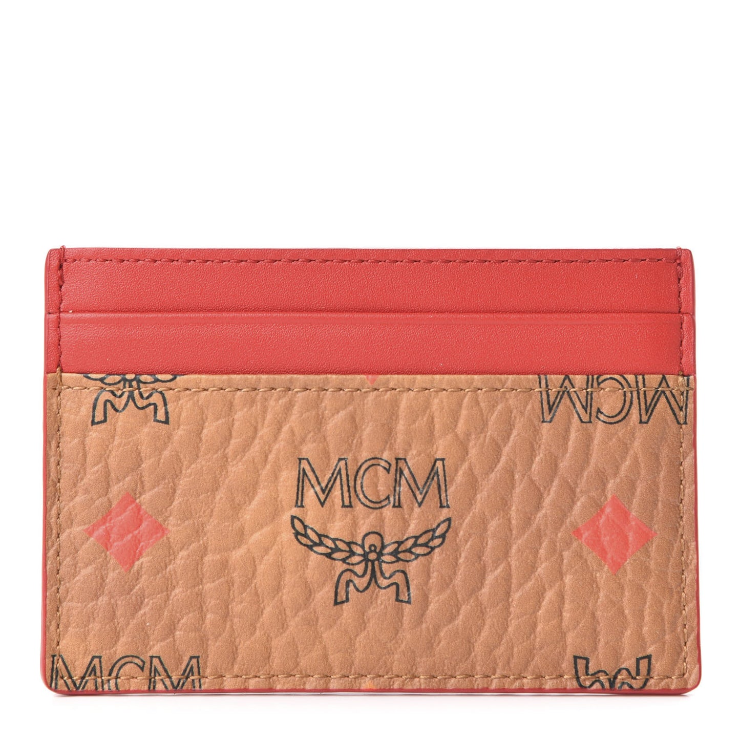 Skyoptic Visetos Spectrum Diamond Card Case Cognac