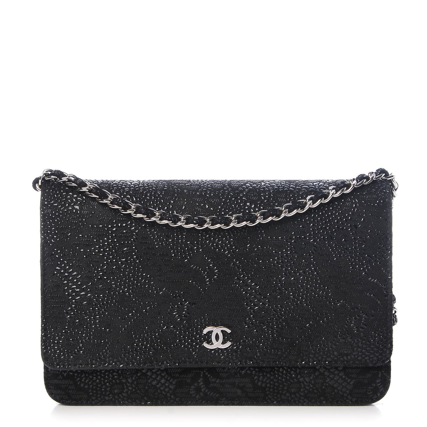 Suede Wallet on Chain WOC Black