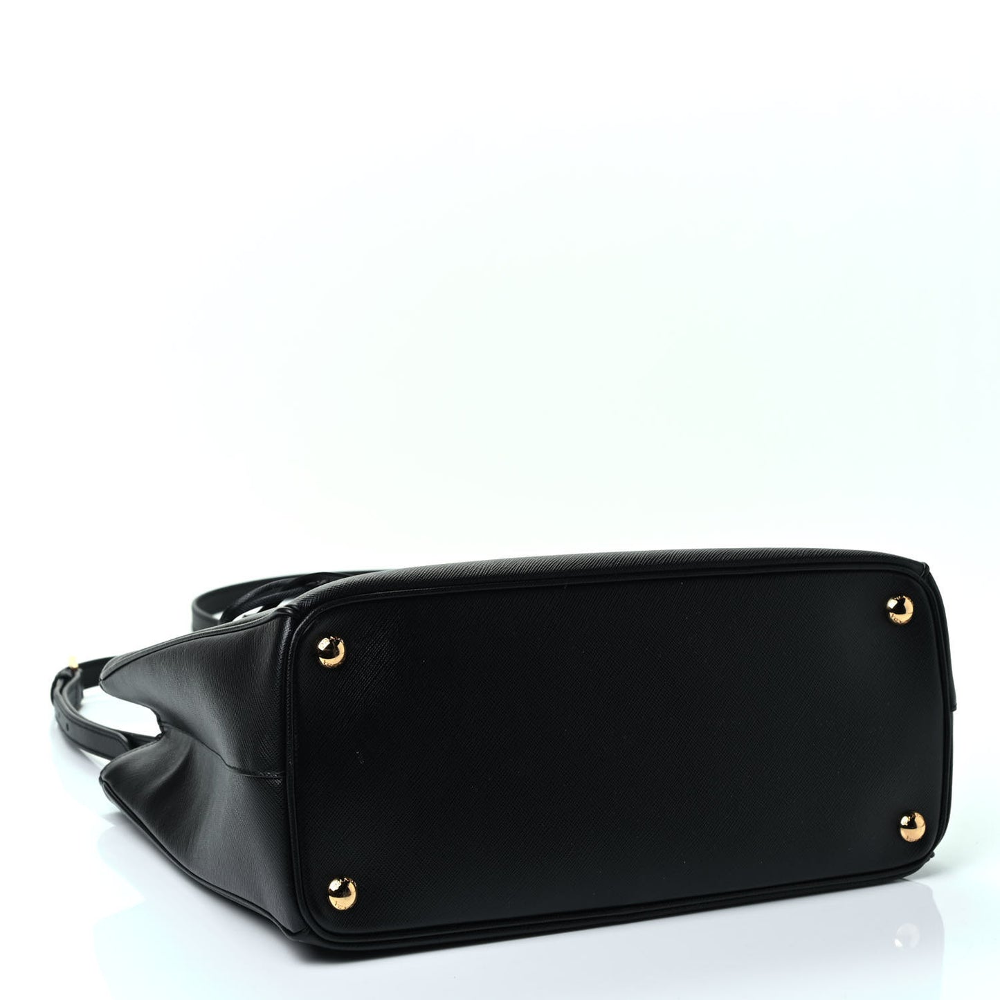 Saffiano Lux Medium Tote Black