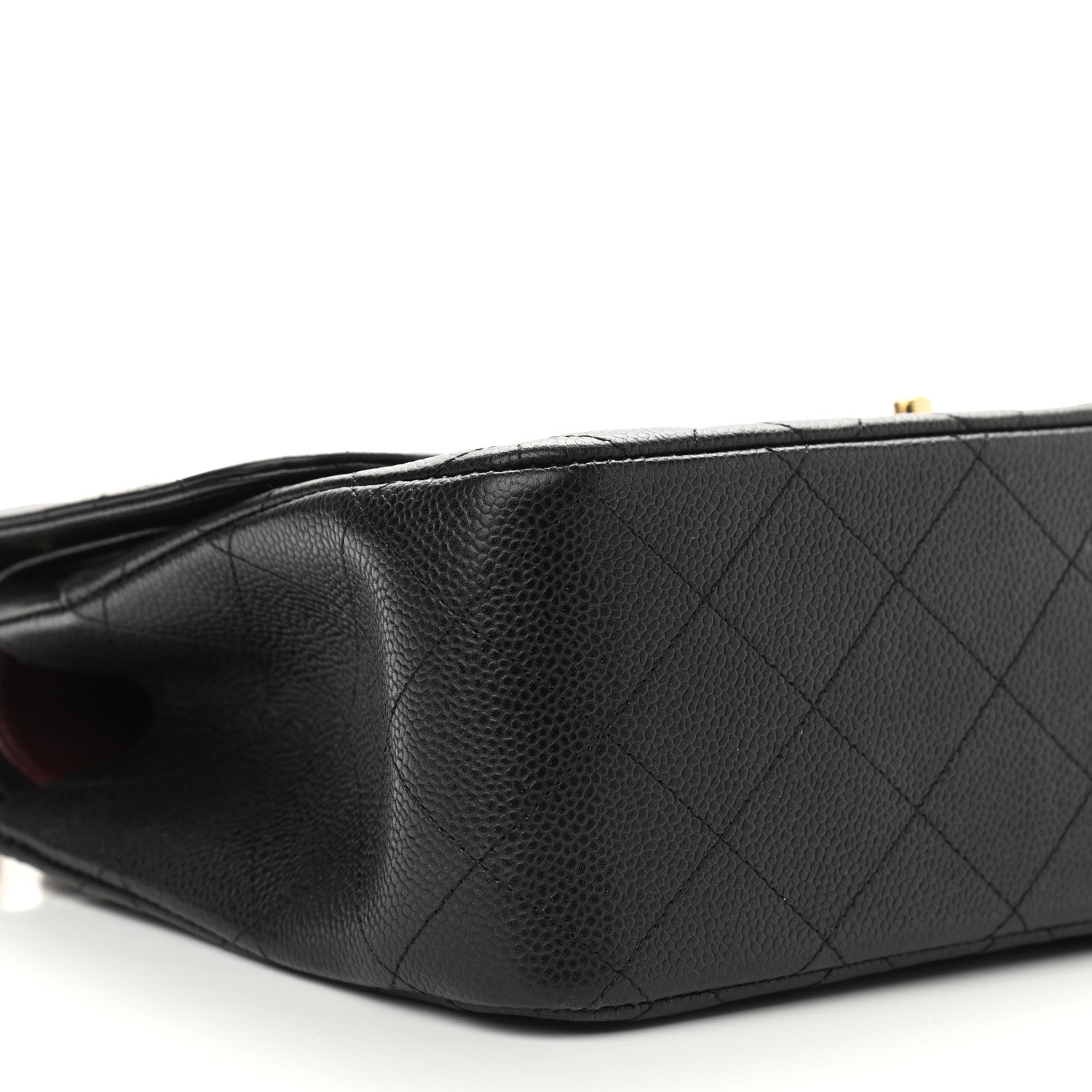 Chanel Caviar Quilted Jumbo Double Flap Black 9 of 10