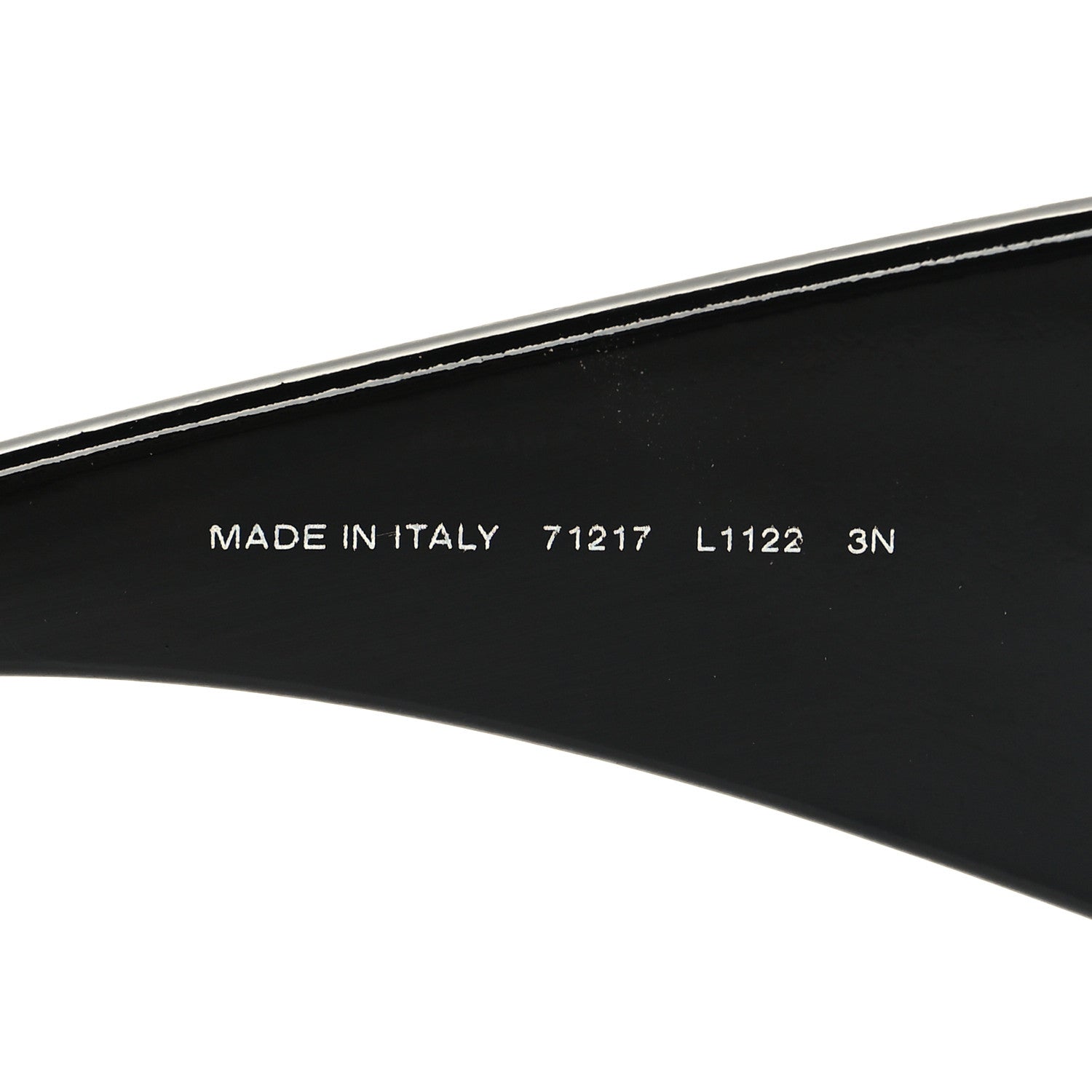 Chanel Acetate Shield Runway 71217 Sunglasses Black 6 of 10