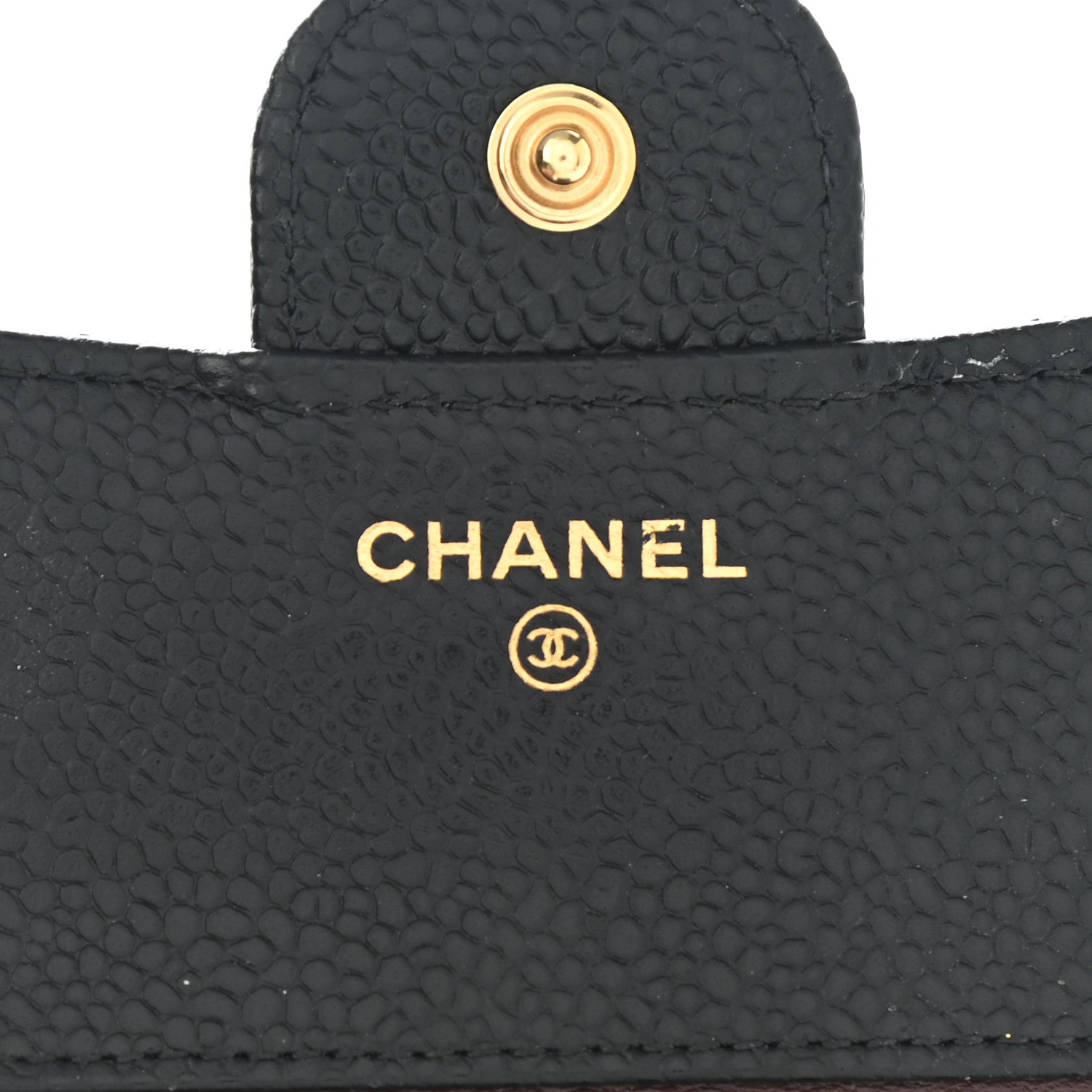 Chanel Caviar Quilted Compact Flap Wallet Black 16 of 18