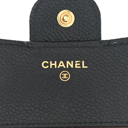 Chanel Caviar Quilted Compact Flap Wallet Black 16 of 18