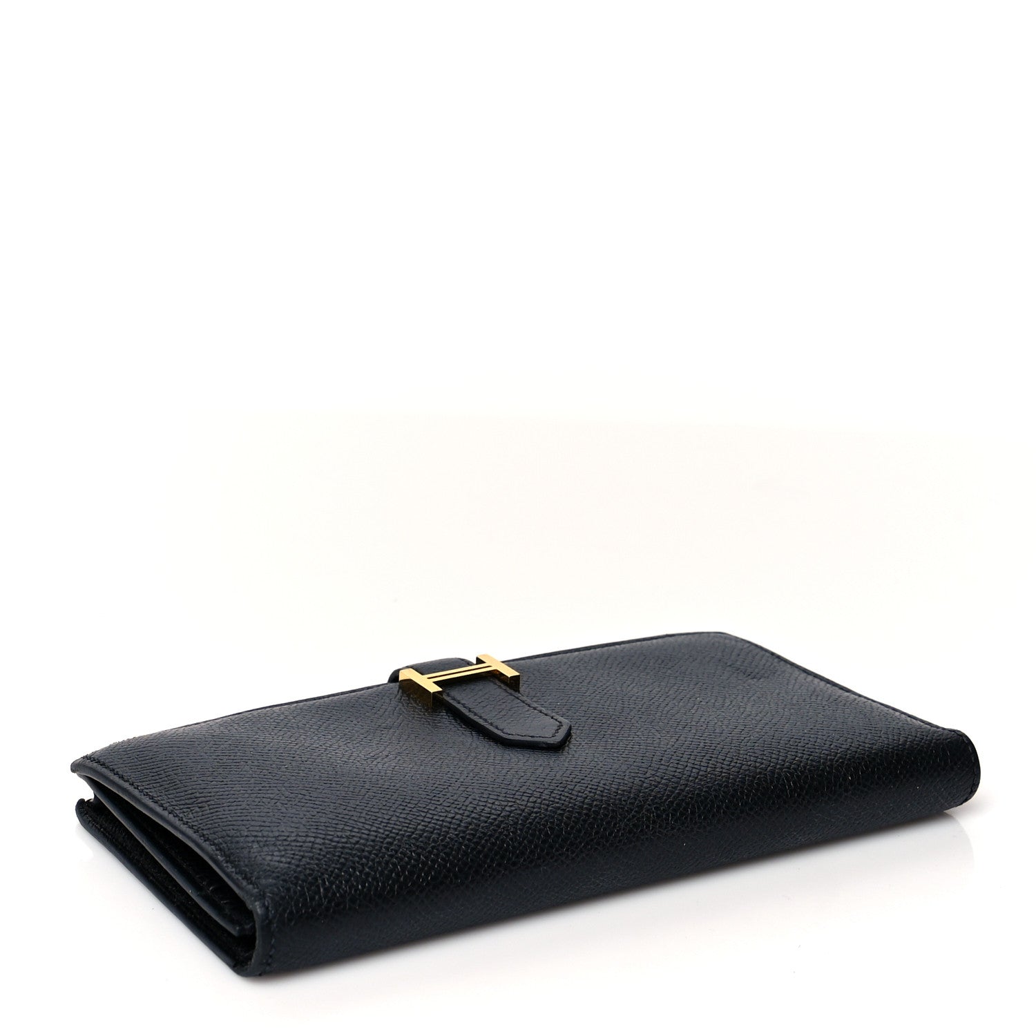 Hermes Epsom Bearn Gusset Wallet Black 4 of 14