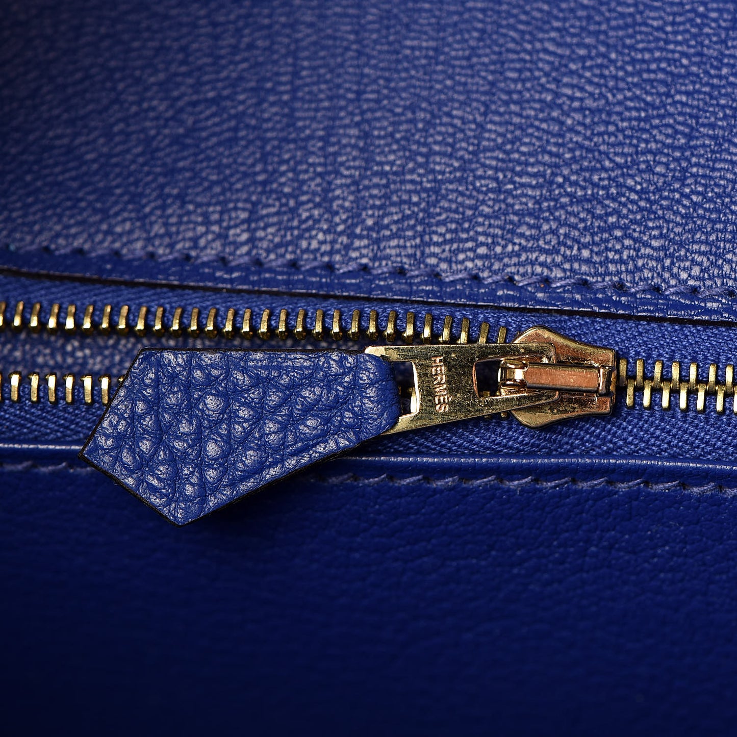 Togo Birkin 30 Bleu Electrique