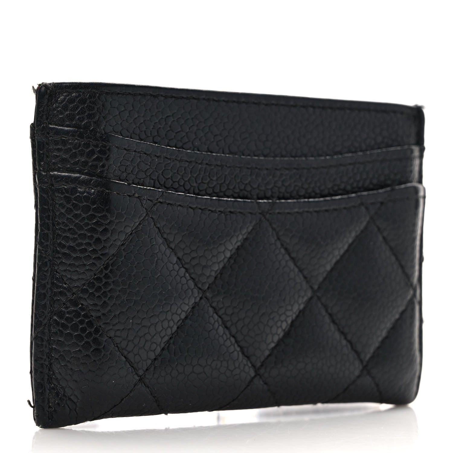 Chanel Caviar Quilted Card Holder Black 3 of 8